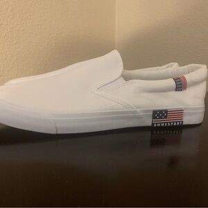 USA all white shoes